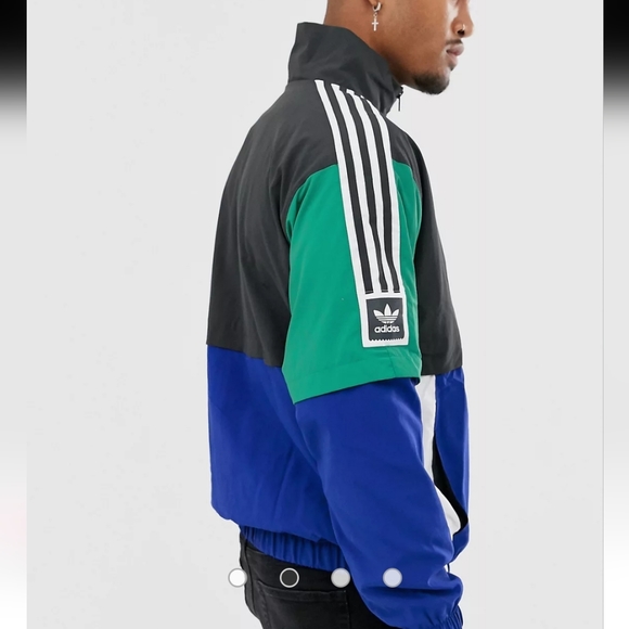 Adidas Skateboarding woven jacket with panelling Size Medium - Picture 2 of 7